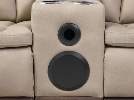 Bruno - Power Reclining Loveseat With Bluetooth Speakers