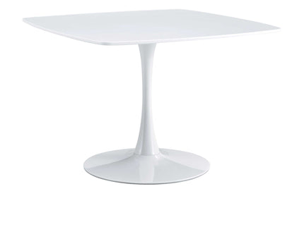 Table Mid-Century Dining Table For 4-6 People With Round Table Top, Pedestal Dining Table, End Table Leisure Coffee Table