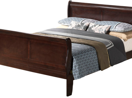 Louis Phillipe - Panel Sleigh Bed