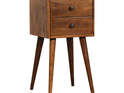 Mini 2 Drawer Nightstand