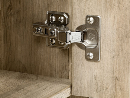 Bathroom Vanity Cabinet With Sink, Sliding Drawer, Soft Closing Door, Open Shelf - Natural Wood