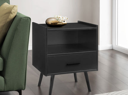 Modern Accent Table With Storage Drawer