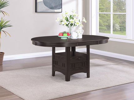 Illkirch - Oval Extension Leaf Dining Table With Expandable Surface - Espresso