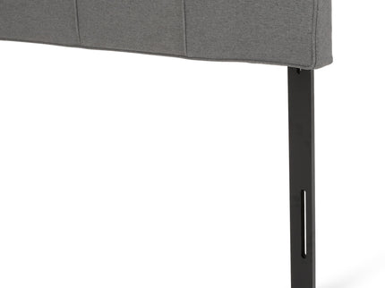King / California King Sized Headboard - Charcoal Gray