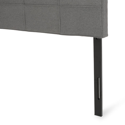 King / California King Sized Headboard - Charcoal Gray
