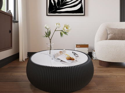 Drum Shaped Coffee Table