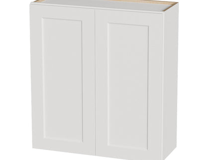 Shaker Wall Cabinet With Soft Close Hinges, Adjustable Shelves, Double Door