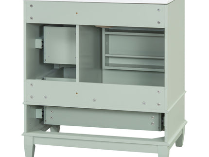 Freestanding Bathroom Vanity With Sink, Soft Close Door, 3 Drawers