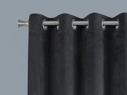 2 Pieces Set, Curtain Panel, Room Darkening, Grommet, Contemporary & Modern