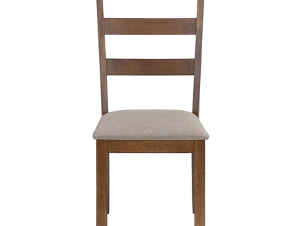 Dining Chair, Side, Upholstered For Dining Room, Transitional (Set of 2) - Beige