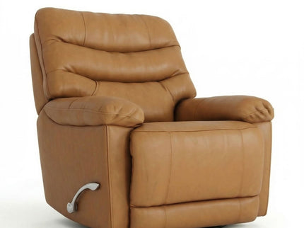 Oslo Antelope - Swivel Glider Recliner With Manual Footrest