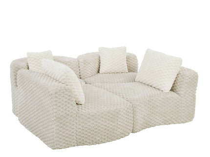 Modular Sectional Sofa With Free Combination Design