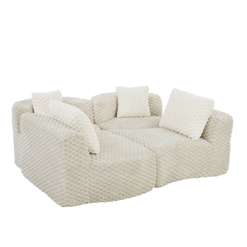Modular Sectional Sofa With Free Combination Design