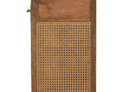 Larissa - T Bar Open Bedside Table - Oak