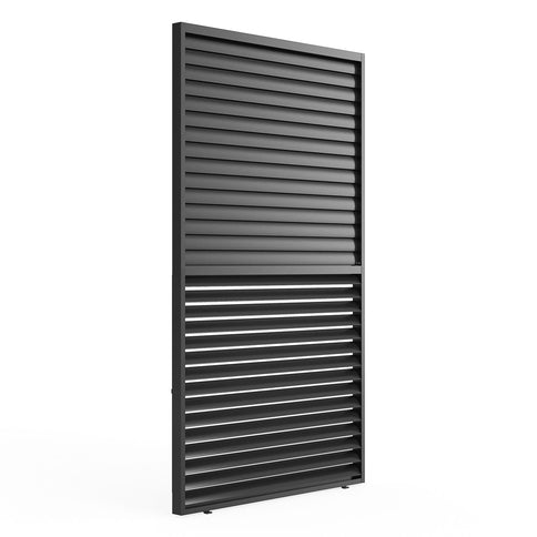 Louver Grille 1 / 3 13Ft Frame & Louvers - Black