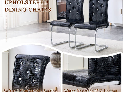 Elegant Design Upholstered Dining Chairs