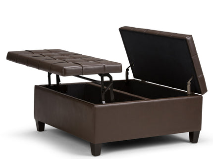 Harrison - Upholstered Coffee Table Storage Ottoman