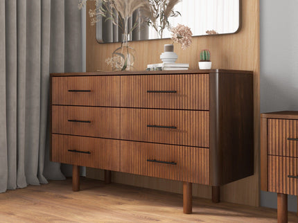 Logan - Dresser With 6 Drawers - Brown