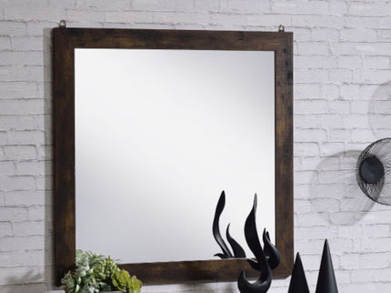 Juvanth - Rustic Mirror - Oak