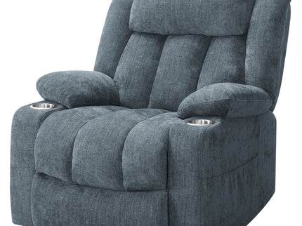 Beca - Upholstered Power Lift Recliner With Cupholders And USB Charging