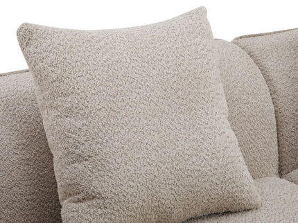 Elegant Curved Sectional Sofa With Full Foam Comfort
