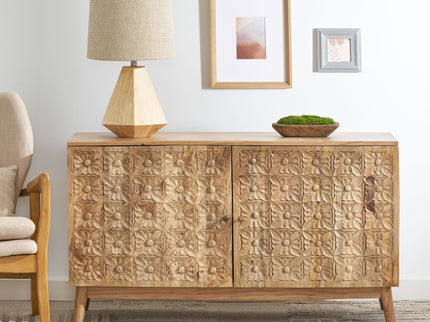 Boho - 2 Door Cabinet - Natural