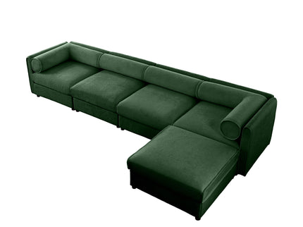Contemporary Elegant Sofa With Storage And Ottoman