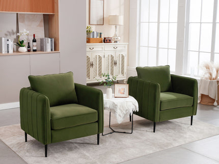 Accent Chair With Pillow For Living Room