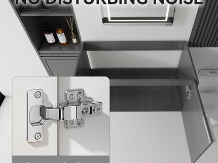 Floating Bathroom Vanity Cabinet With Soft Close Double Doors, Spacious Interior Storage, Wall Mounted, Cabinet Only