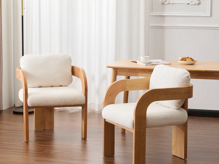 Dining Chairs With Pillow Back (Set of 2)