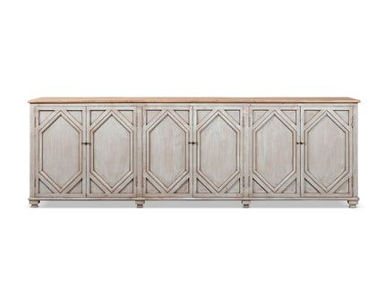 Colette - 6 Door Cabinet Sideboard - Brown