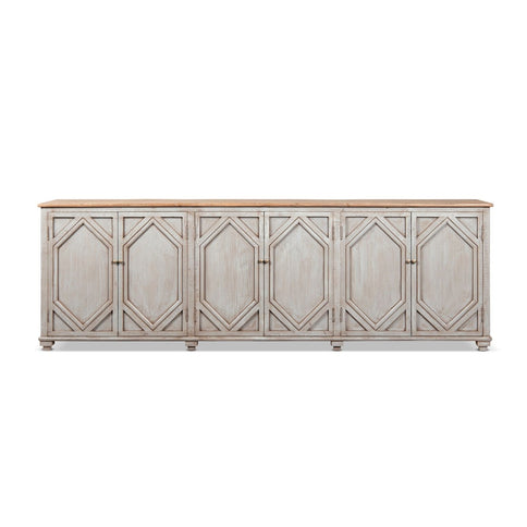 Colette - 6 Door Cabinet Sideboard - Brown