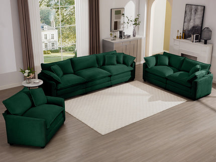 Elegant Oversized Sectional Sofa Set With Deep Seats And Flexible Layout