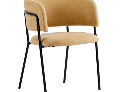 Modern Upholstered Arm Dining Chair Set