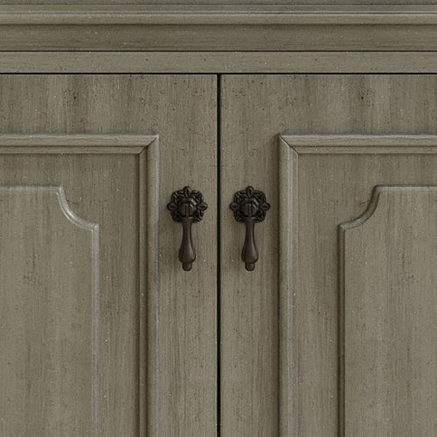 Vintage Bathroom Vanity With Sink, Rustic Cabinet With Soft Close Doors