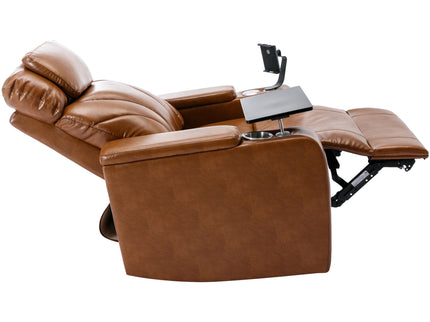 Power Motion Recliner Electric Power Recliner With USB Charging Port, Hidden Arm Storage, Convenient Cup Holder And tooth Speaker