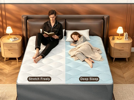 10" Hybrid Mattress With Individual Pocket Coils And Memory Foam