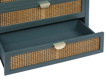 3 Drawer Cabinet, Natural Rattan, American Furniture