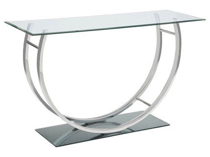 Garrett - Console Table - Chrome