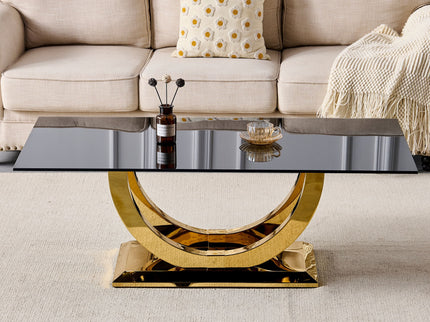 Rectangular Coffee Table With Base