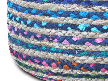 Margo - Handcrafted Round Pouf