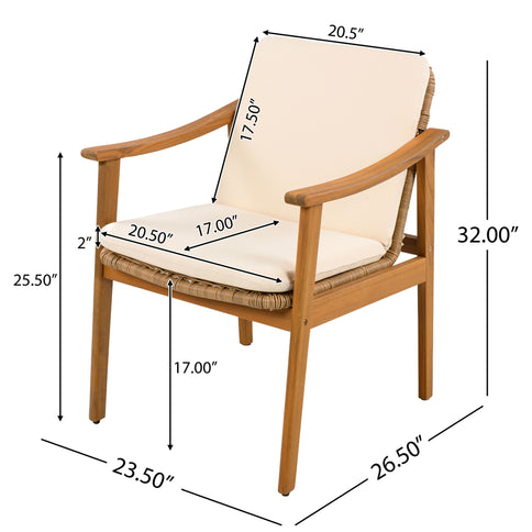 Outdoor Dining Chairs (Set of 2)