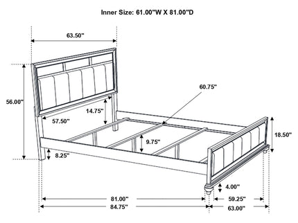 Talia - Panel Bed
