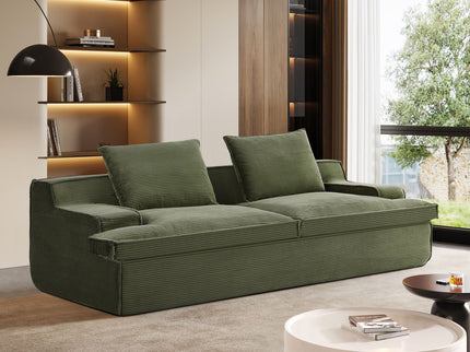 Nimbus - Oversized Full Foam 4 Seater Couch For Living Room Upholstered In Soft, Wide Armrests