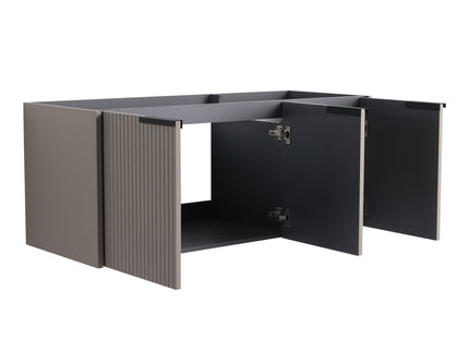 Contemporary Wall Mounted Bathroom Vanity With Soft Close Doors