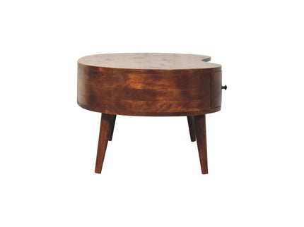 Wave Coffee Table With 1 Drawer