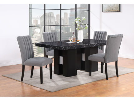Jhoanna - Dining Table - Black