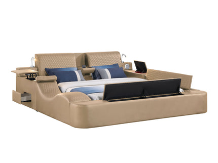 Zoya - Smart Multifunctional Bed, Built In Bluetooth Speakers, USB Charging