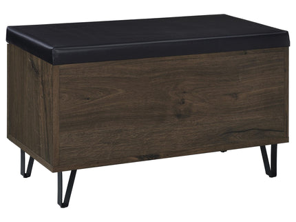 Clackamas - 2 Door Storage Bench With Padded Seat