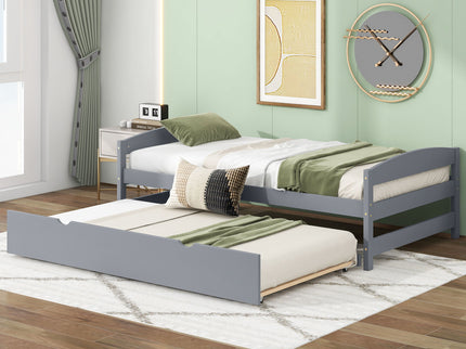 Platform Bed With Trundle